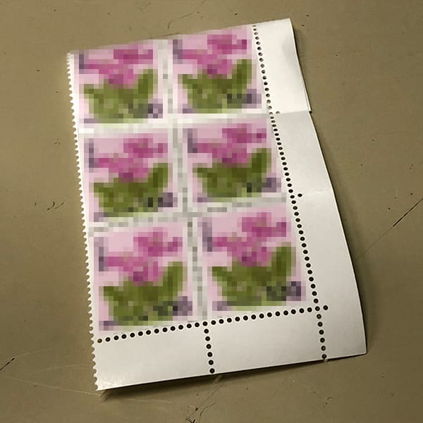 切手は必ず糊で貼ってます。舐めてから貼ることはしてません！