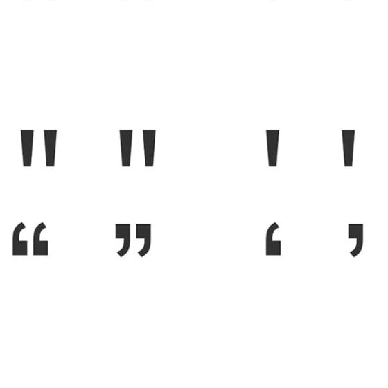 キーボードでダブルクォーテーションマークとシングルクォーテーションマークの入力方法を初めて知った。