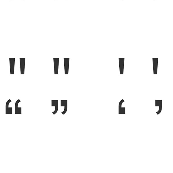 キーボードでダブルクォーテーションマークとシングルクォーテーションマークの入力方法を初めて知った。