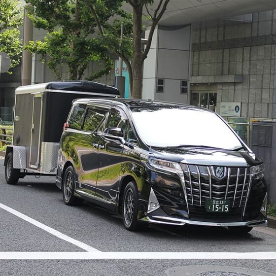 少しずつ進化してる個人タクシーの永田さん。今回はカーゴトレーラー仕様に変わってましたw【お客様紹介】