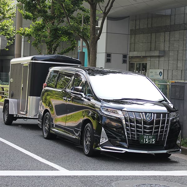 少しずつ進化してる個人タクシーの永田さん。今回はカーゴトレーラー仕様に変わってましたw【お客様紹介】